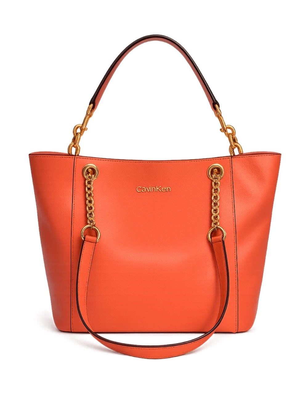 Calvin Klein Hayden Saffiano Leather Tote Like New